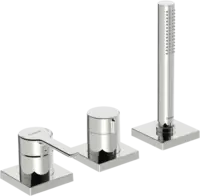 Afwerkset bad -en douchekraan, 75x75 mm