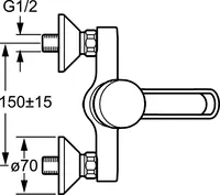 HANSACLINICA, Washbasin faucet, 01526176