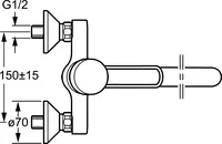 HANSACLINICA, Miscelatore lavabo, 01546176