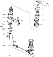 Washbasin faucet