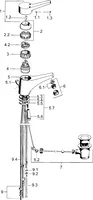 Umývadlová batéria, low pressure