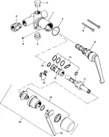 Body for washbasin faucet