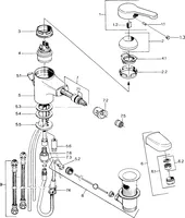 Washbasin faucet