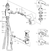 Washbasin faucet