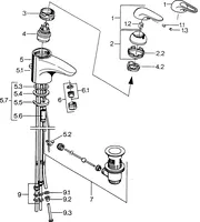 Washbasin faucet