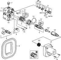 UP-Rohbauset Bade- und Brausearmatur