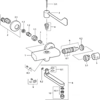 HANSATEMPRA, Washbasin faucet, 08385201