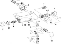 Wannenfüll- und Brausebatterie