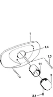 HANSADELTA, Fertigset für Brause-Batterie, 08679105