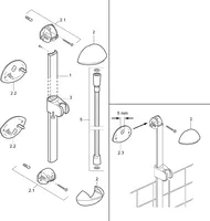 HANSASTAR, Shower set, 55590900