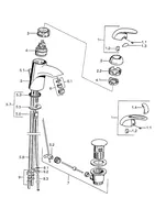 55131100 | HANSASTAR | Miscelatore lavabo