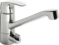 Kitchen faucet with dishwasher valve