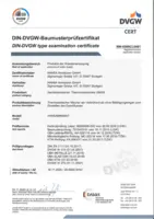 Certificat / Norme DVGW