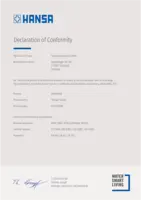 Certificat / Norme Declaration of Conformity