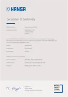 Certificat / Norme Declaration of Conformity