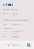 Certificat / Norme Declaration of Conformity