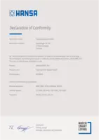 Certificat / Norme Declaration of Conformity