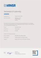 Certificat / Norme Declaration of Conformity