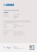 Certificat / Norme Declaration of Conformity