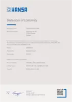 Certificat / Norme Declaration of Conformity