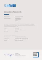 Certificat / Norme Declaration of Conformity