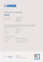 Certificato/Dichiarazione Declaration of Conformity