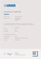 Certificat / Norme Declaration of Conformity