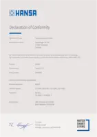 Certificat / Norme Declaration of Conformity