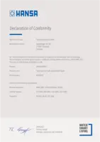 Certificat / Norme Declaration of Conformity