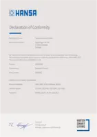 Certificat / Norme Declaration of Conformity