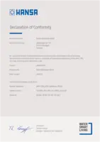 Certificat / Norme Declaration of Conformity