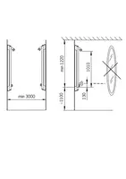 HANSAELECTRA, Panneau de douche, 6 V, 64152200