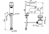 HANSAPOLO, Washbasin faucet, 5140229300676