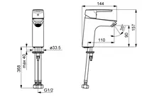 HANSAPOLO, Washbasin faucet, 515222930037