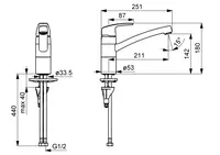 HANSAPINTO, Kitchen faucet, 450822830037