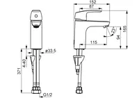 HANSAPINTO, Washbasin faucet, 450222830037