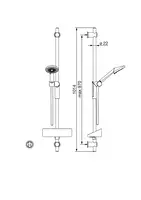 HANSACLASSICJET, Combinazione Doccia con doccetta, 65370120