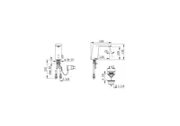 HANSASTELA, Waschtischbatterie, 12 V, 57122201