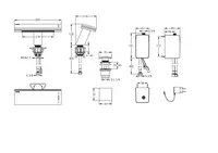 HANSAMURANO X, Robinetterie de lavabo, 230 V, 56052200