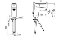 HANSAPOLO, Waschtischbatterie, 51412293