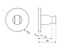 HANSA, Hand shower holder, 44440173