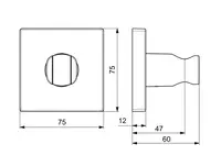 HANSALIVING, Hand shower holder, 44440200