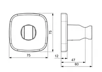 HANSALIVING, Hand shower holder, 44440183