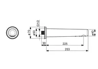 HANSAELECTRA, Washbasin faucet, 3 V, 00880010