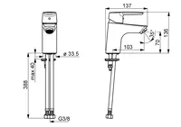 HANSAPOLO, Waschtischbatterie, 51422293