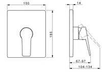 HANSATWIST, Cover part for shower faucet, 89859083