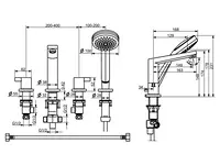 HANSATWIST, Bath and shower faucet, 09382071