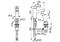 HANSADESIGNO Style, Washbasin faucet, 51712283