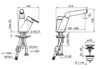 HANSASIGNATUR, Washbasin faucet, 55052281