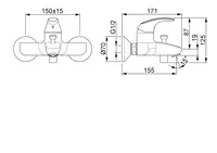 HANSAPICO, Bath and shower faucet, 46112103